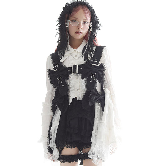 RIBBON HOLLIC CAGE HARNESS (BLACK)