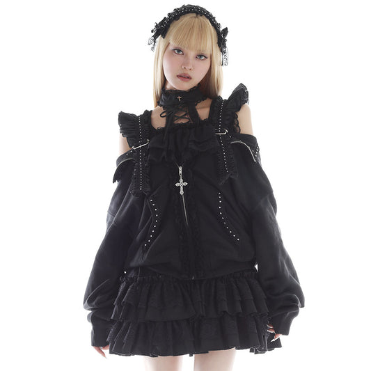 ANGEL SLAYER DRESS PARKA (BLACK)