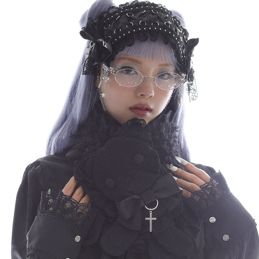 CAT FLUFFY MUFFLER (BLACK)