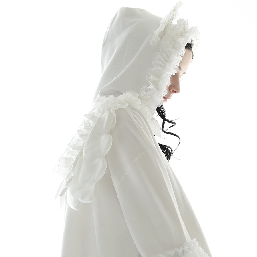 NEQ 3D WINGS DRESS PARKA (WHITE)