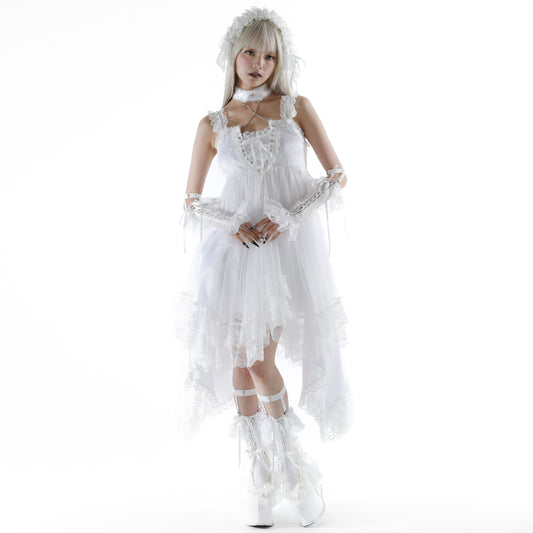 THE SACRIFICE CHAINED DRESS (WHITE)