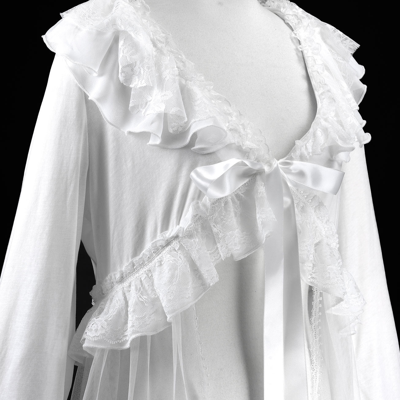 TULE TAIL CARDIGAN (WHITE)