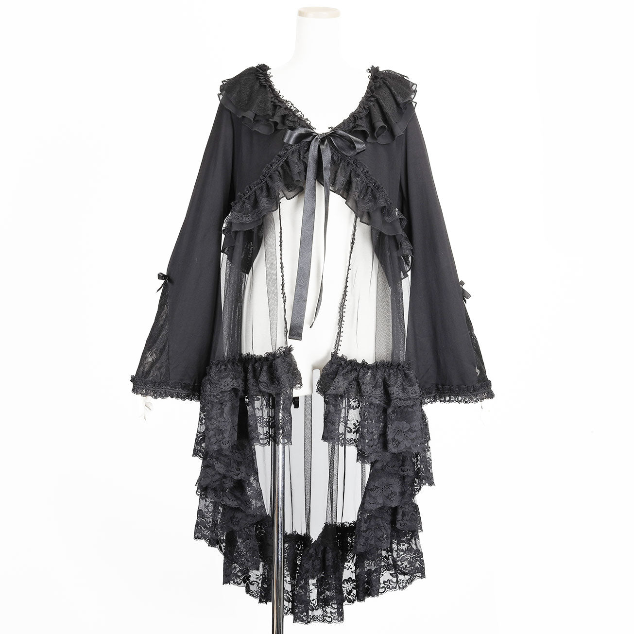 TULE TAIL CARDIGAN (BLACK)