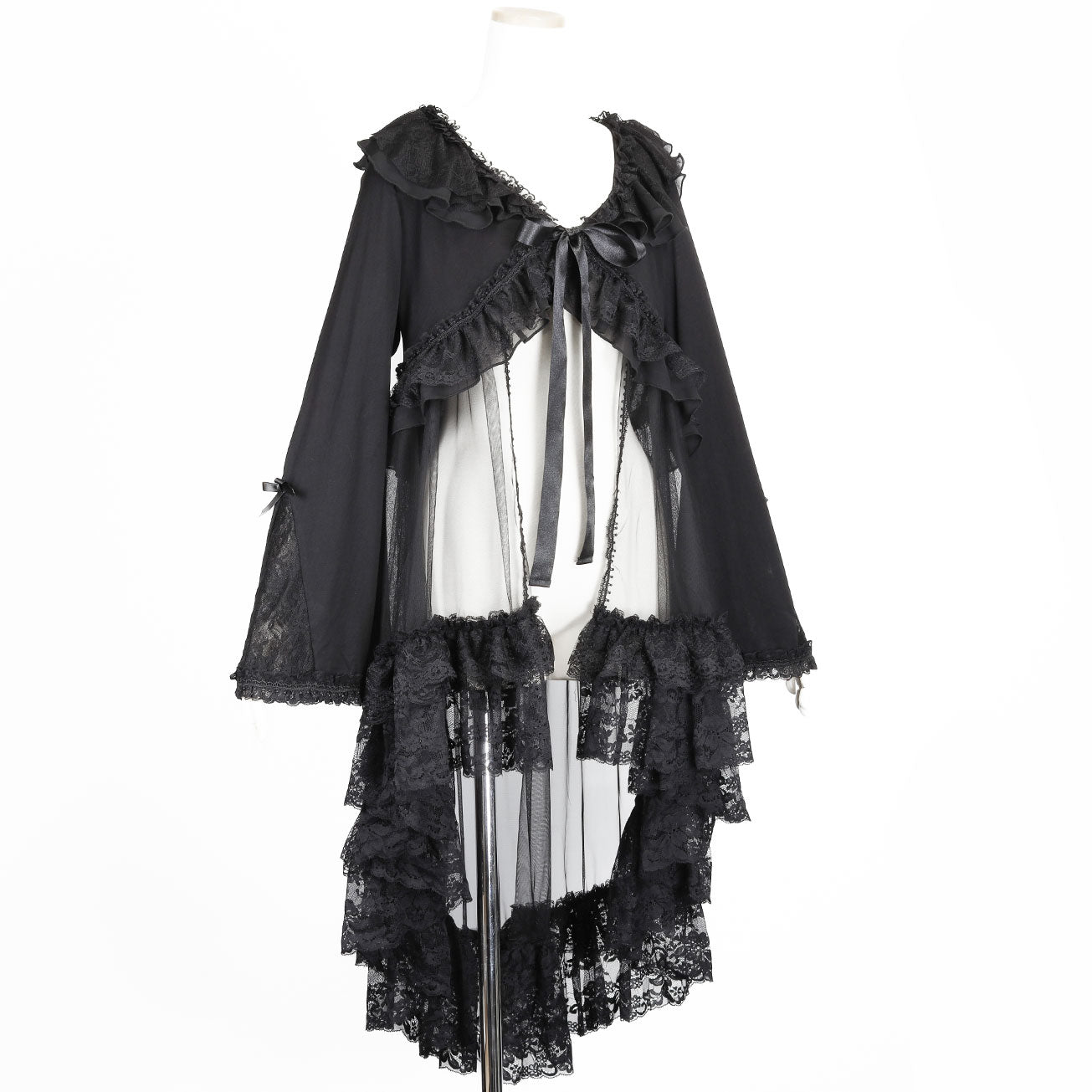TULE TAIL CARDIGAN (BLACK)