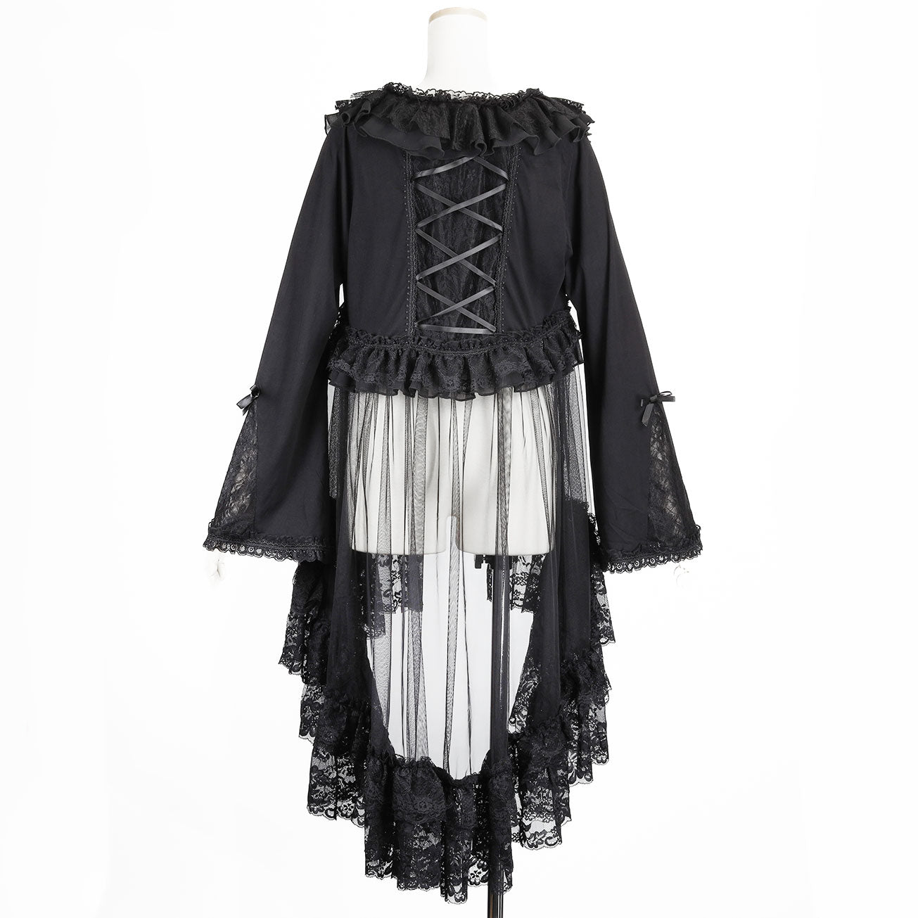 TULE TAIL CARDIGAN (BLACK)