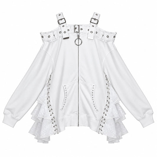 [Arriving end of October] WARD 666 BELT DRESS PARKA (WHITE)