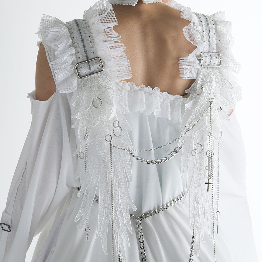 [PRE-Order One Month]FALLEN ANGEL CHAIN ​​HARNESS (WHITE)