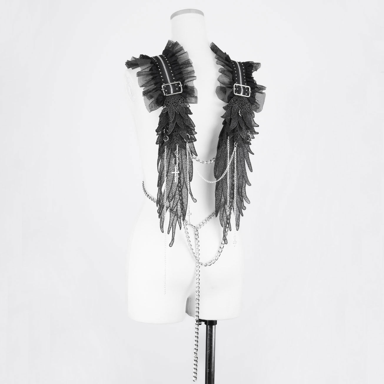 [1 month pre-order] FROST ANGEL WING HARNESS (BLACK x BLACK)