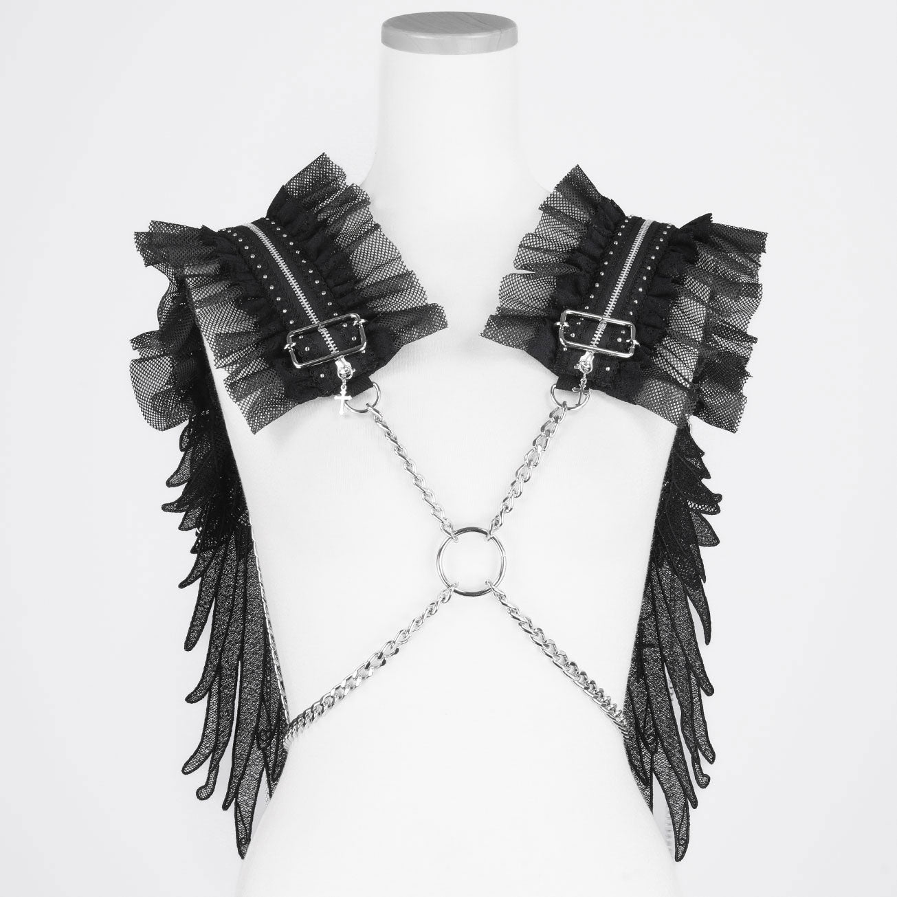 [1 month pre-order] FROST ANGEL WING HARNESS (BLACK x BLACK)
