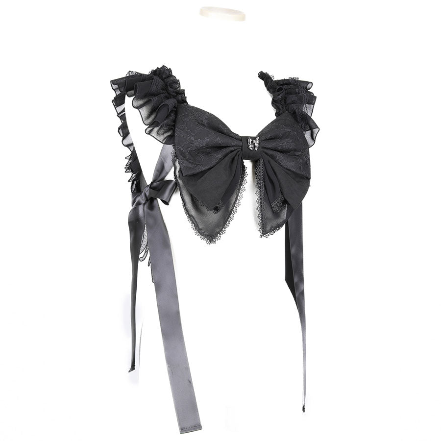 BIG RIBBON ANGEL WING HARNESS (BLACK)