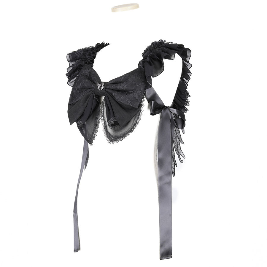 BIG RIBBON ANGEL WING HARNESS (BLACK)