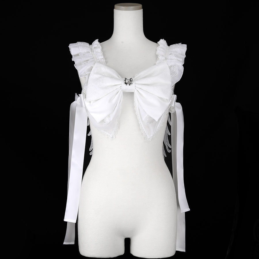 BIG RIBBON ANGEL WING HARNESS (WHITE)