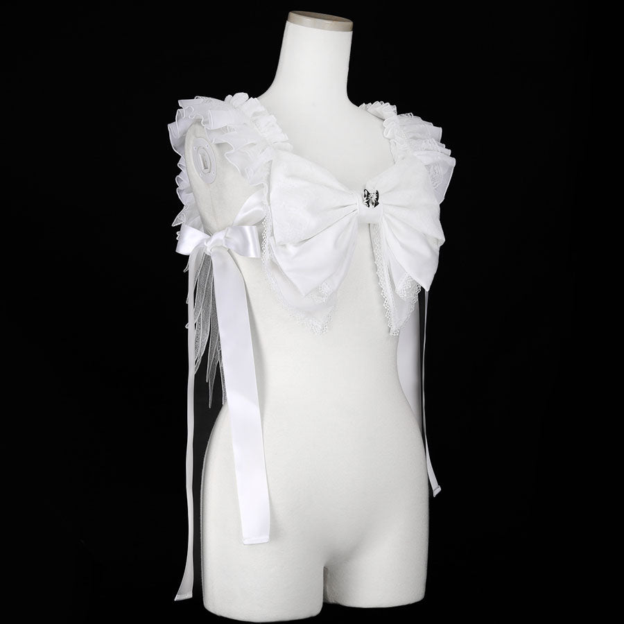 BIG RIBBON ANGEL WING HARNESS (WHITE)