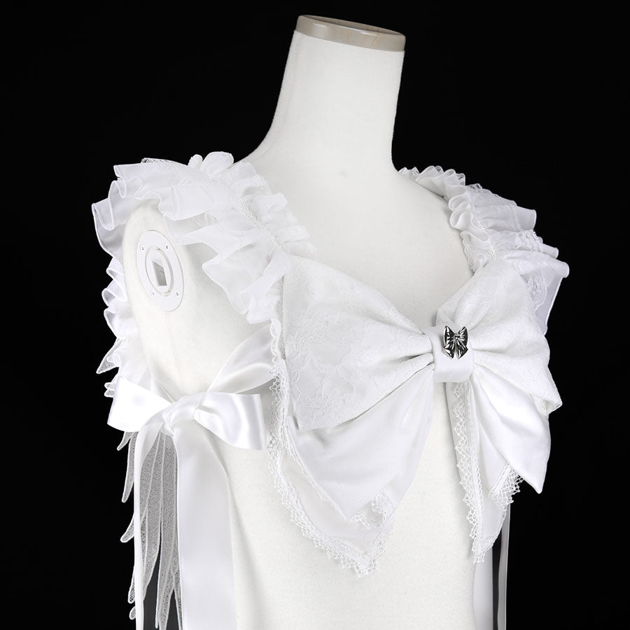 BIG RIBBON ANGEL WING HARNESS (WHITE)