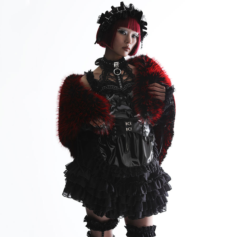 [予約2週間]VENOMOUS SPIKE HEAD DRESS (BLACK)