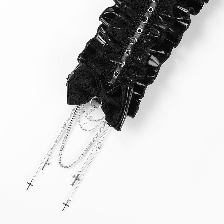 [予約3週間]VENOMOUS CHAIN HEAD DRESS (BLACK)