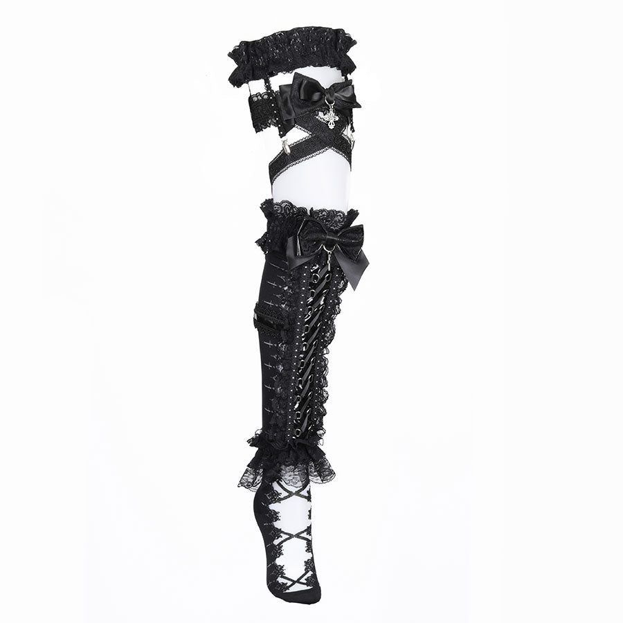 [预购期：3周]迷你罗纹霍利克吊带（白色）