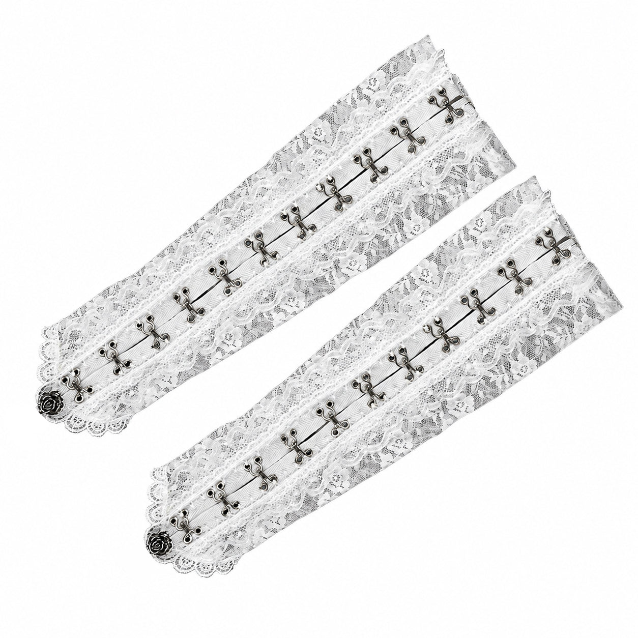 ROSE CHARM HOOK ARM COVER (WHITE)