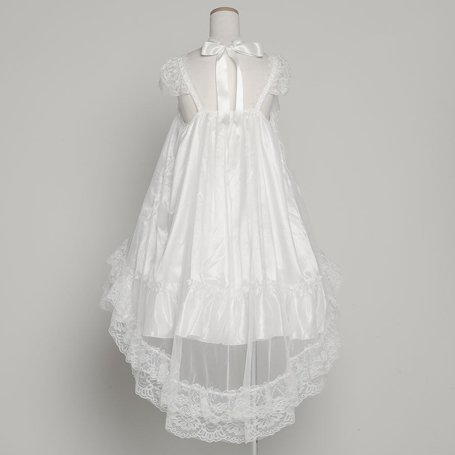 CLASSICAL GOTHIC LACE UP DRESS (WHITE)