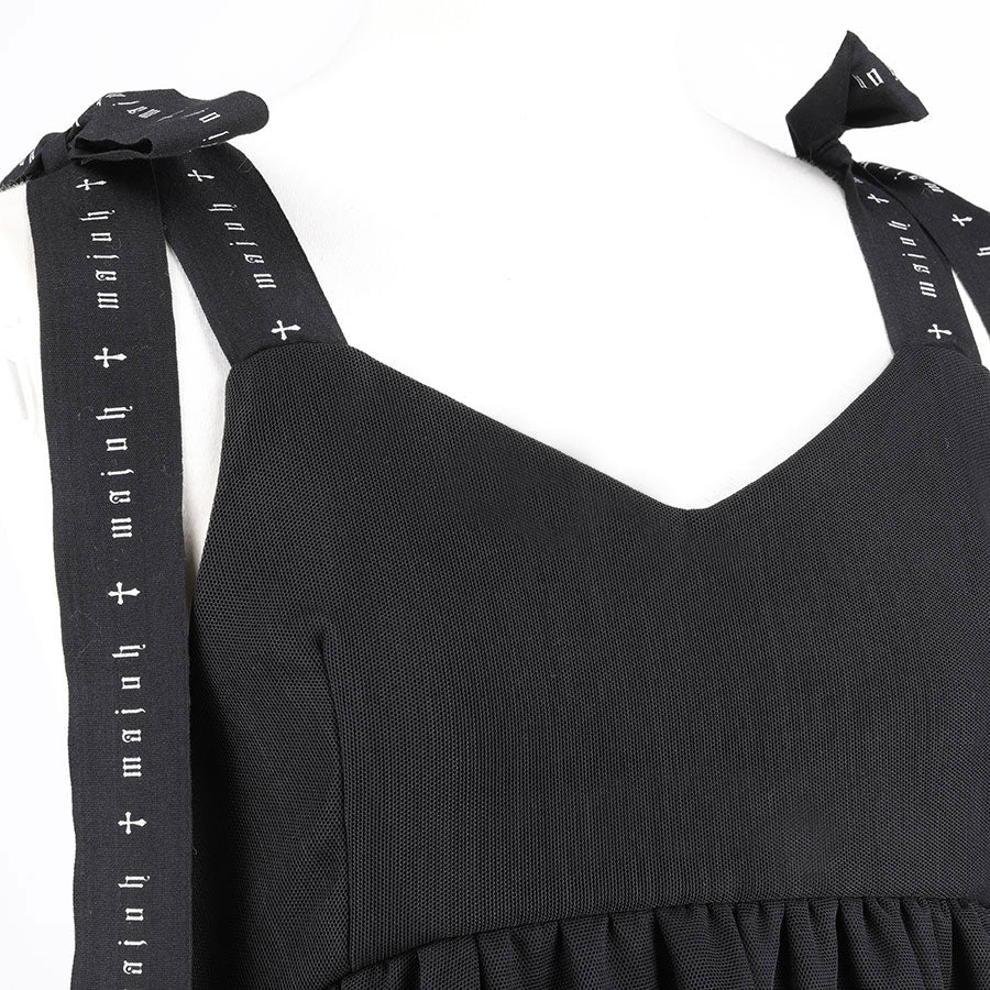 MAJESTIC BABY DOLL DRESS (BLACK)