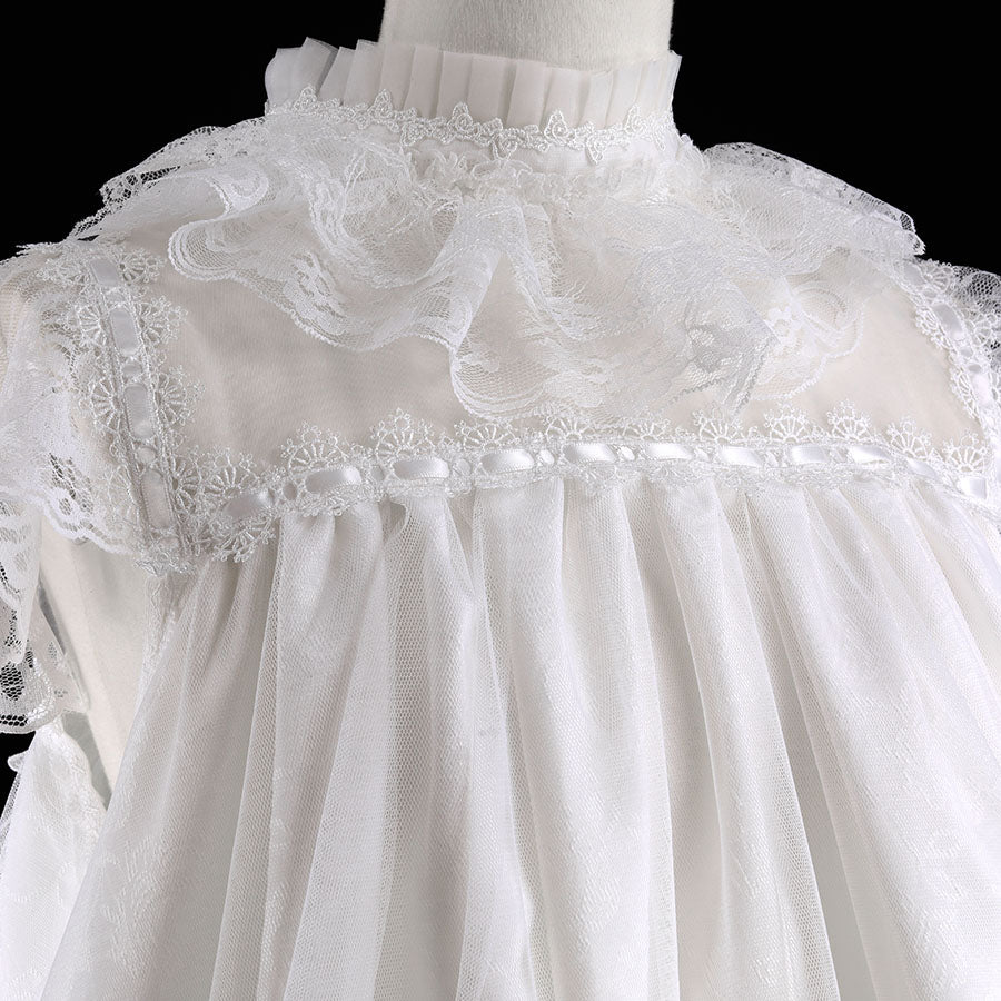 ROSE TULLE ANGEL WING DRESS (WHITE)