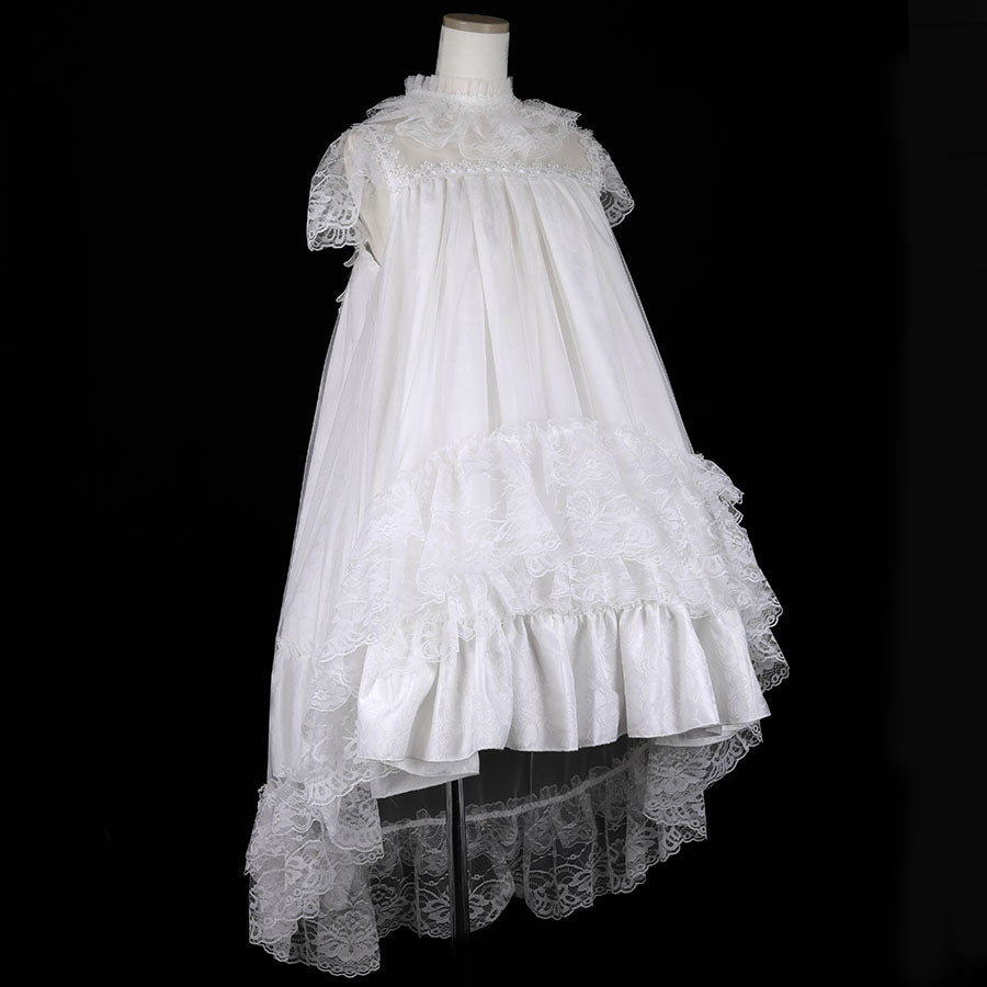 ROSE TULLE ANGEL WING DRESS (WHITE)