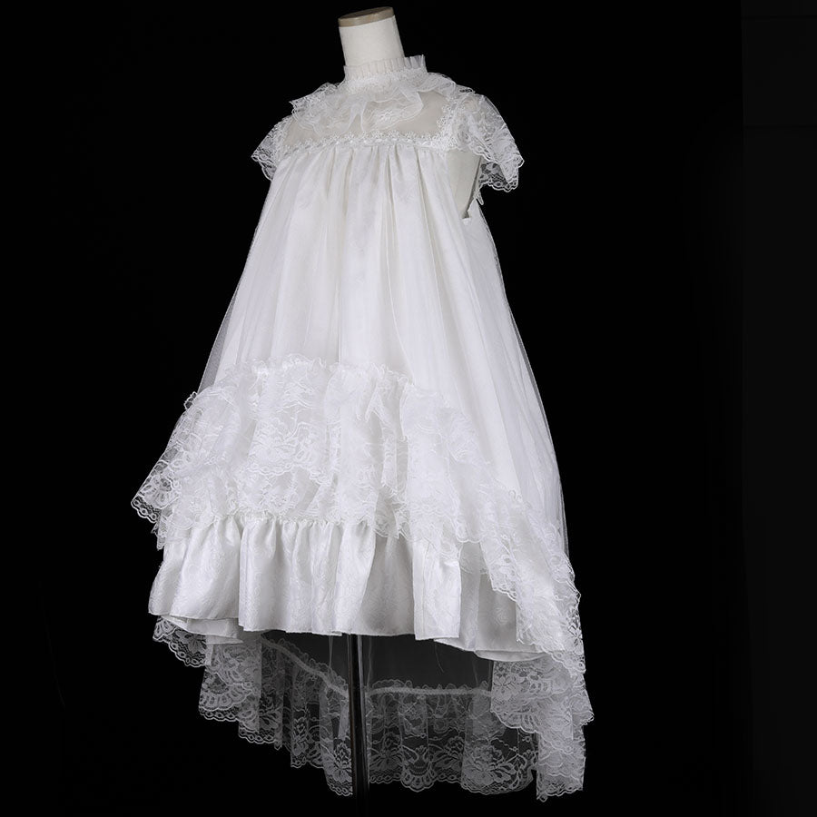 ROSE TULLE ANGEL WING DRESS (WHITE)