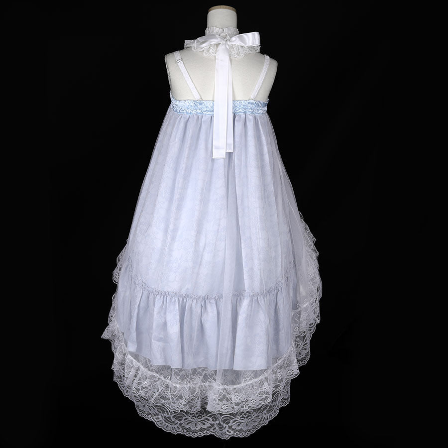 ROSE TULLE ONE PIECE (WHITE x BLUE)