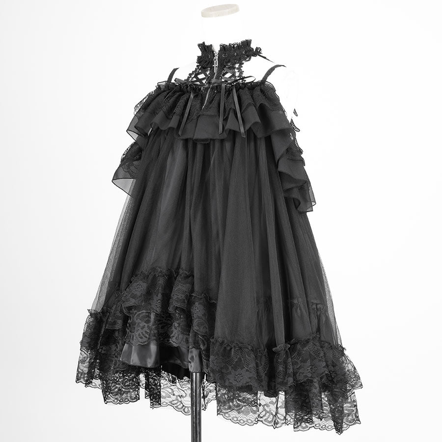 MINI DEVIL ANGEL WING DRESS (BLACK) – MAJOH