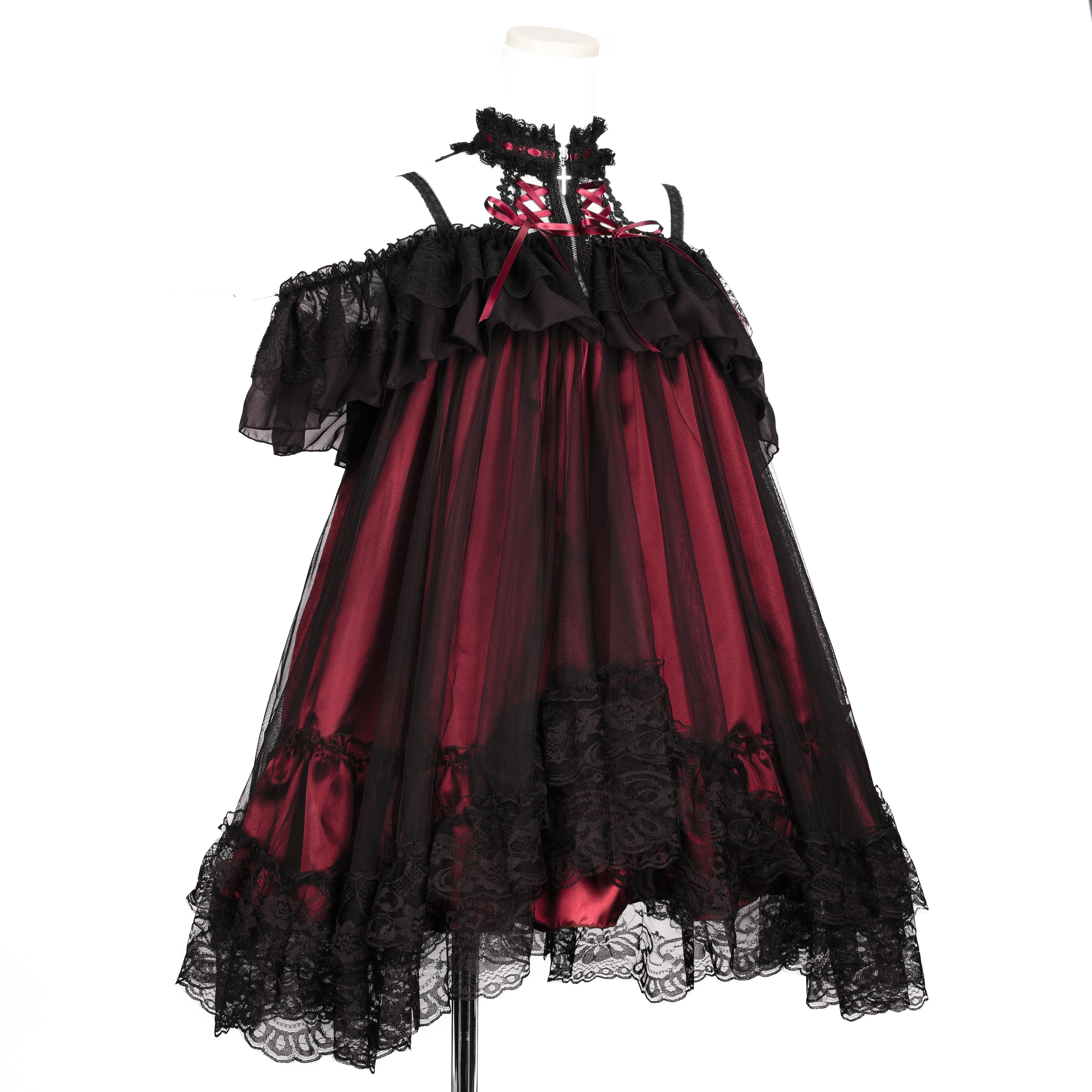 コスプレ衣装 MAJOH MINI DEVIL ANGEL WING DRESS(BLACK) MINI DEVIL ANGEL WING DRESS (RED x BK) – MAJOH