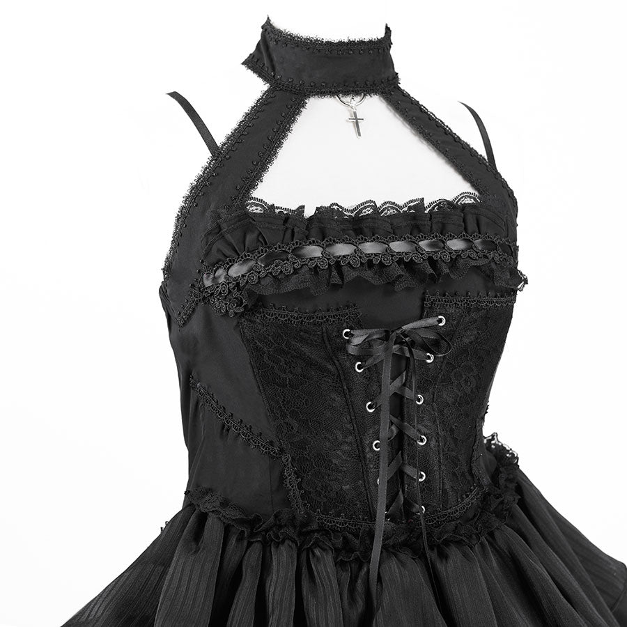 MINI BUSTIER CORSET LACE UP DRESS (BLACK) MAJOH MINI BUSTIER CORSET LACE UP DRESS (BLACK) MAJOH