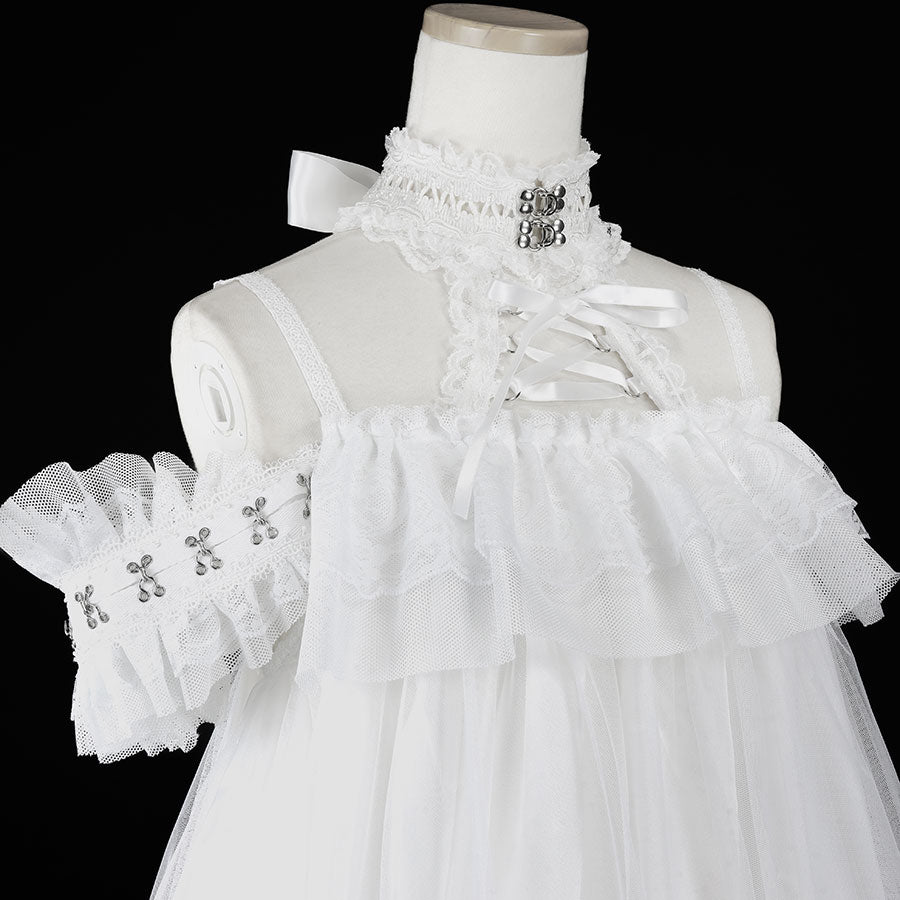 OFF SHOULDER HOOK ONE PIECE (WHITE) – MAJOH