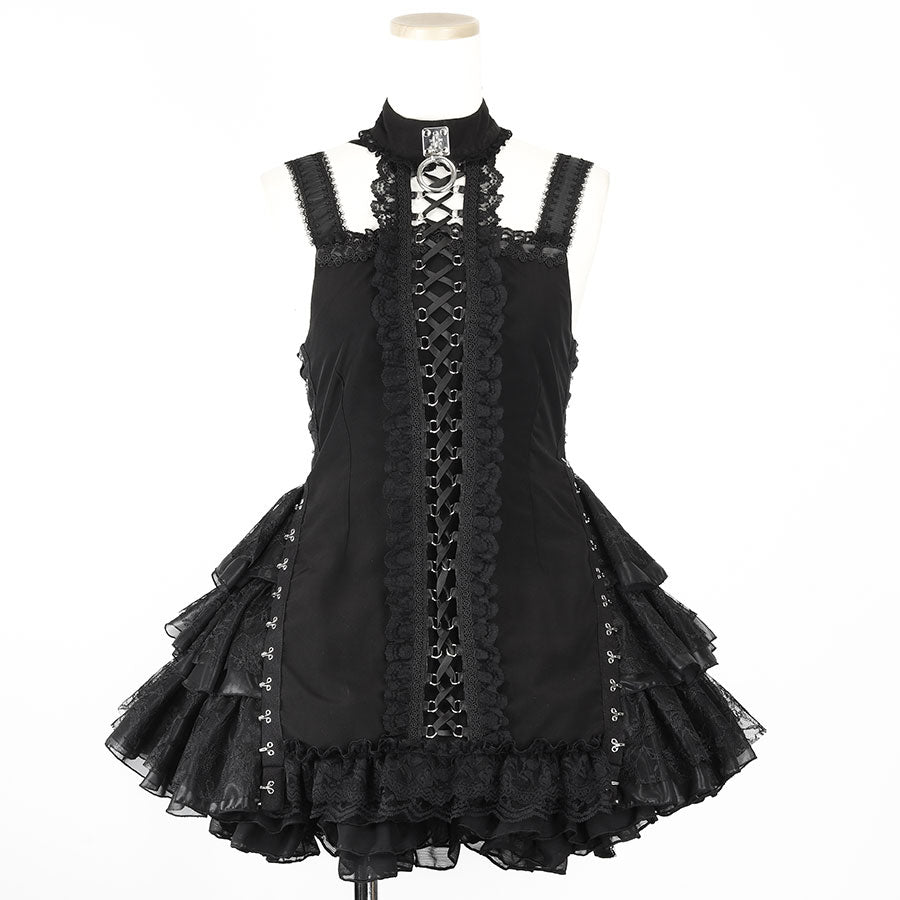 Majoh ミニチェーンフック ワンピース ブラック 予約1ヶ月]MINI CHAIN HOOK ONE PIECE (BK) – MAJOH