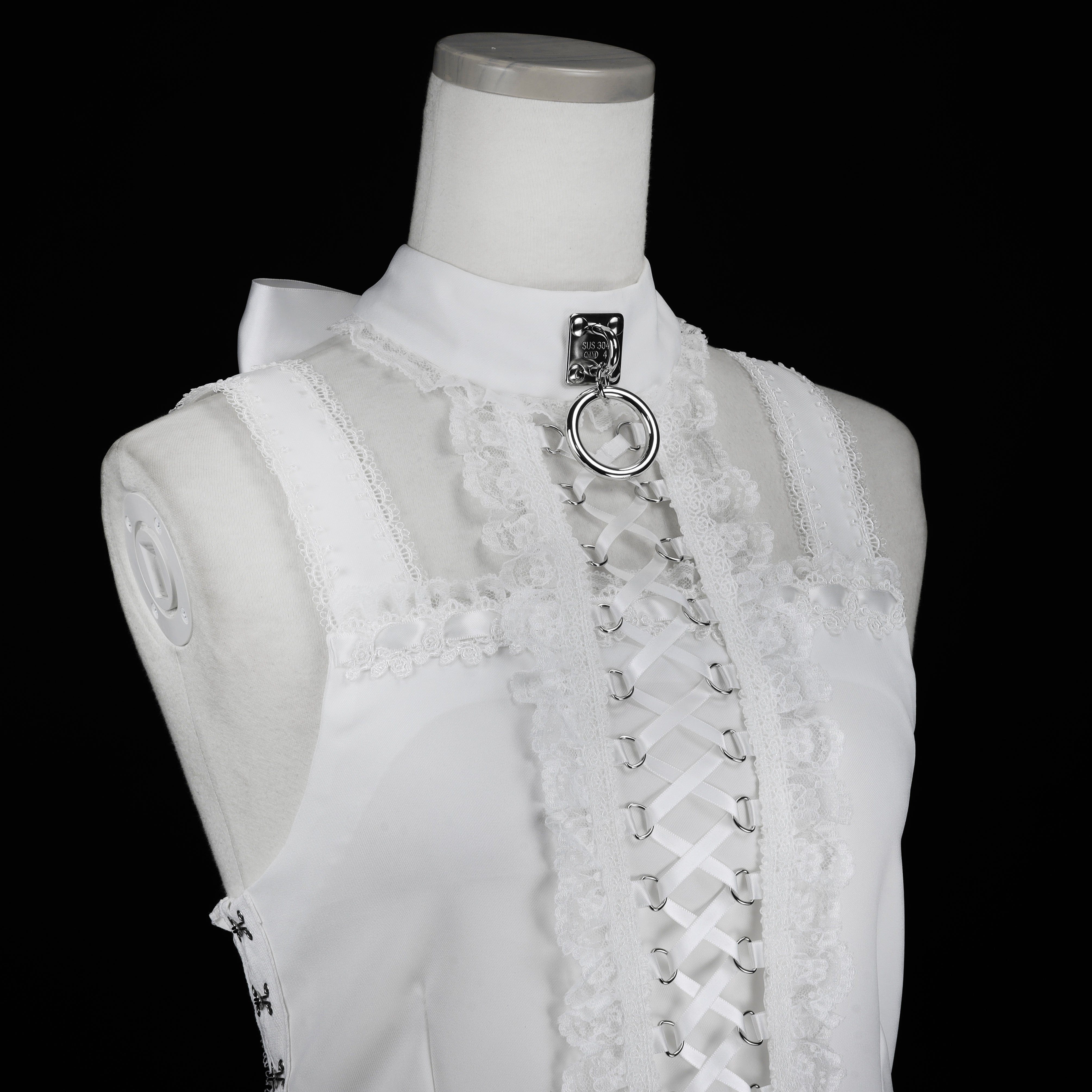 予約2週間]MINI CHAIN HOOK ONE PIECE (WHITE) – MAJOH