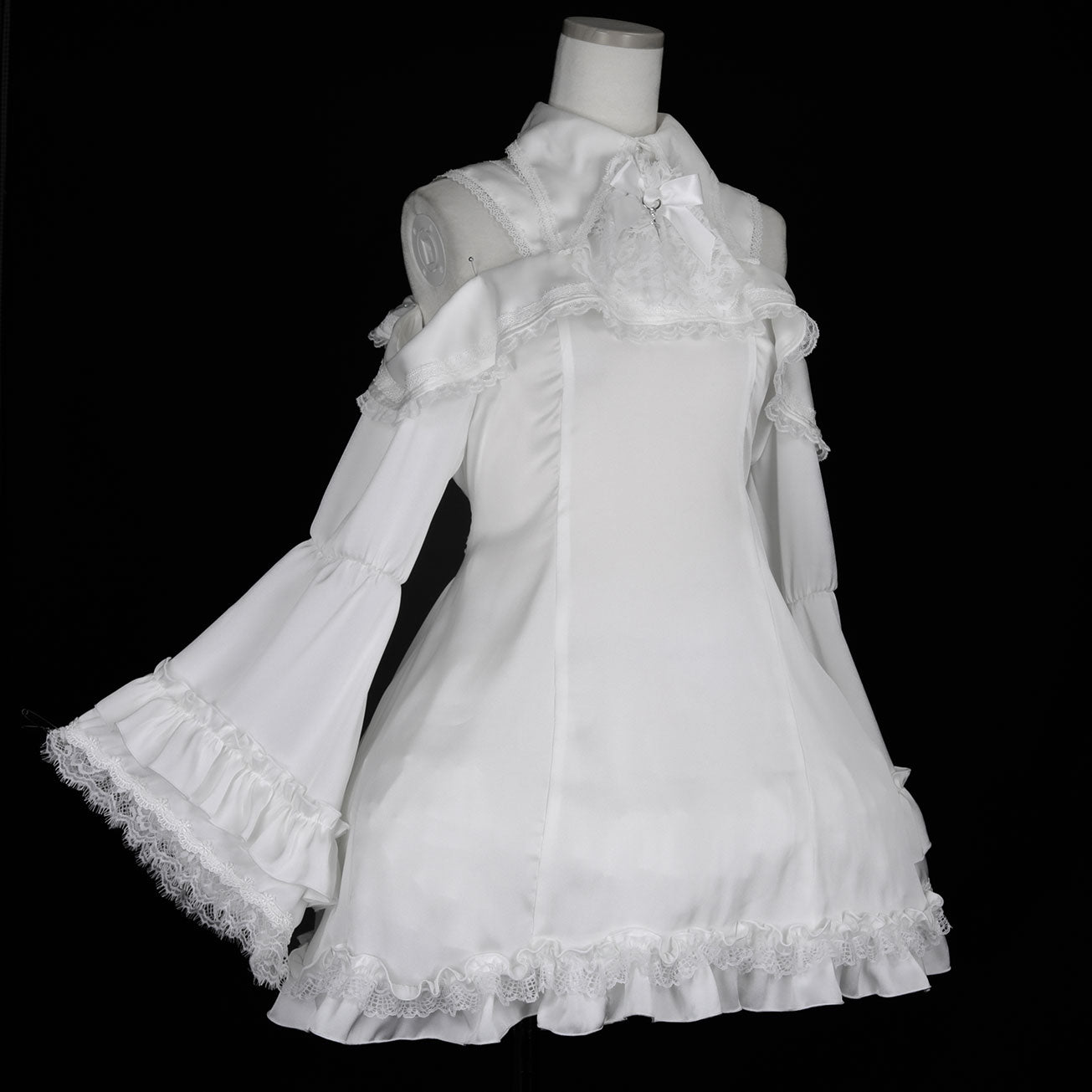 【预购3周】SISTER MIDNIGHT 露肩连体泳衣（黑色）