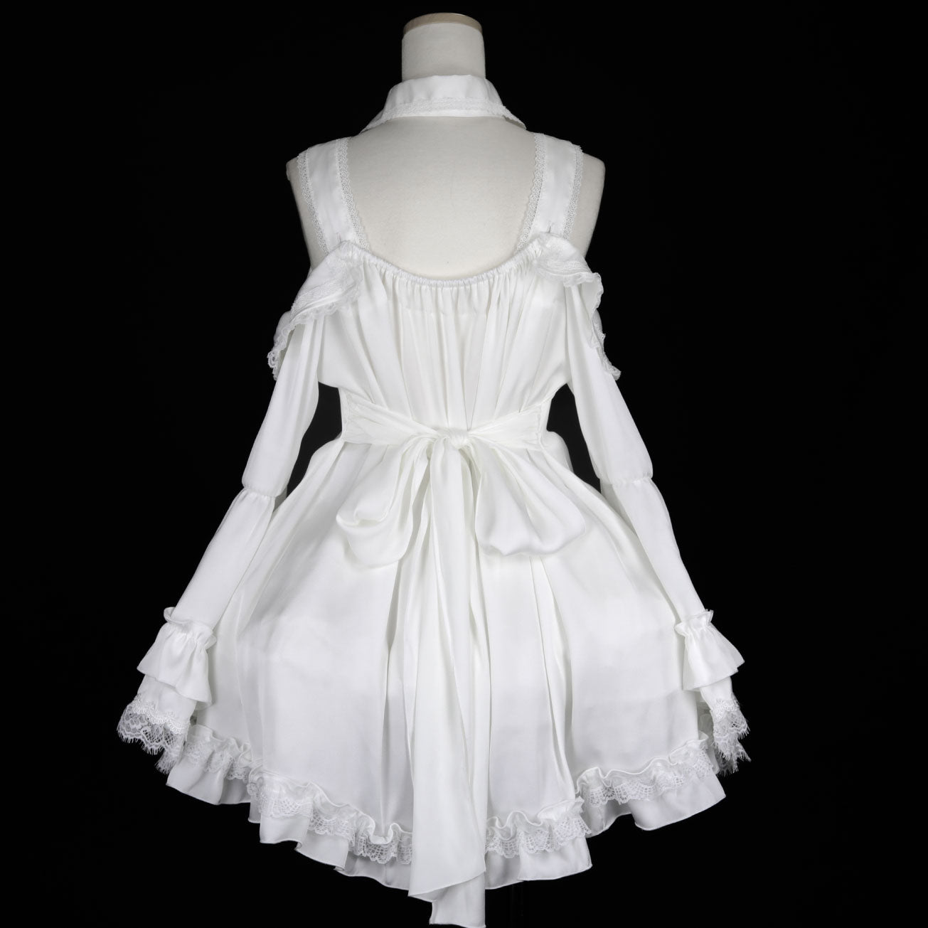 【预购3周】SISTER MIDNIGHT 露肩连体泳衣（黑色）