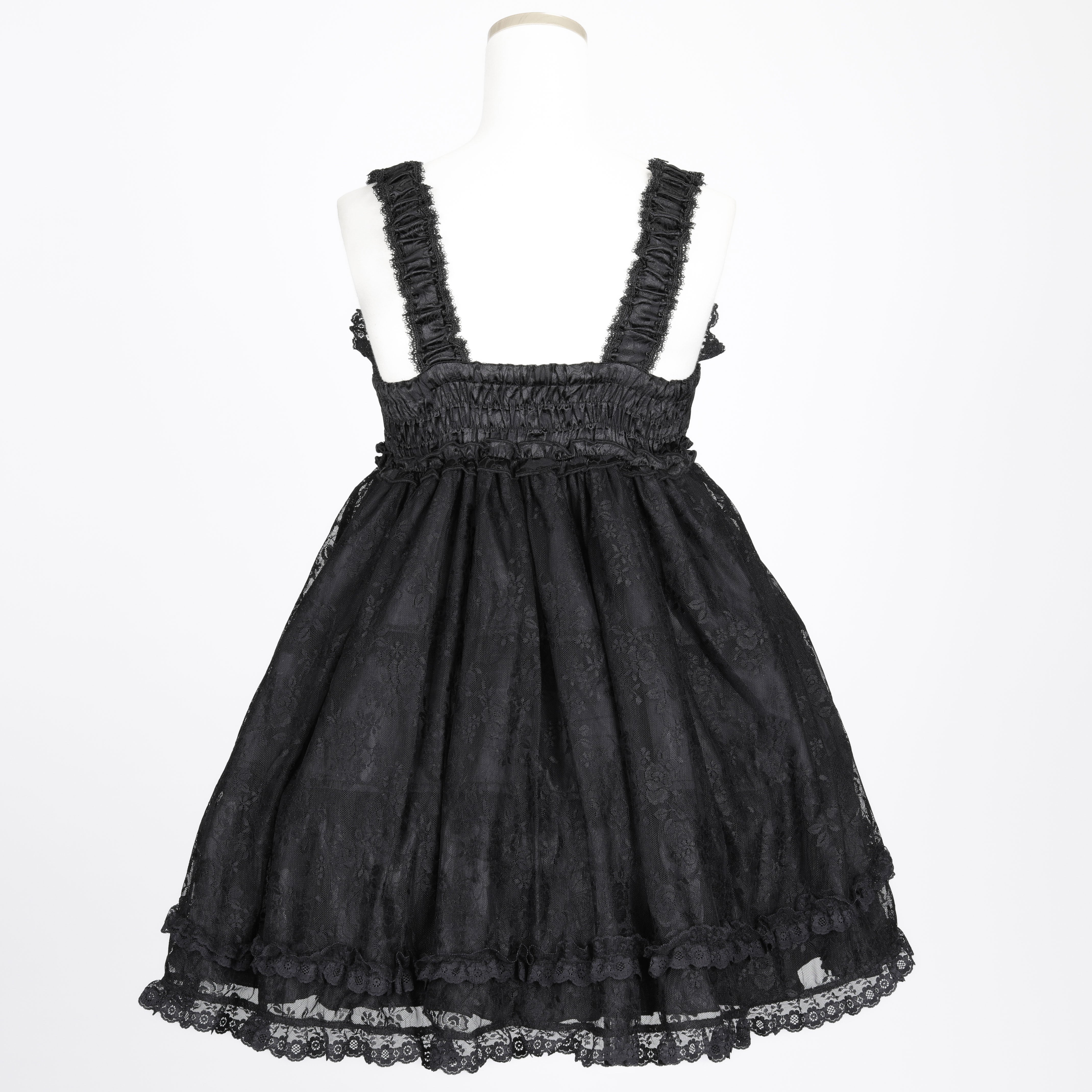 コスプレ衣装 Majoh ROSE RIBBON BABY DOLL DRESS(BLACK) ROSE RIBBON BABY DOLL DRESS (BLACK) – MAJOH