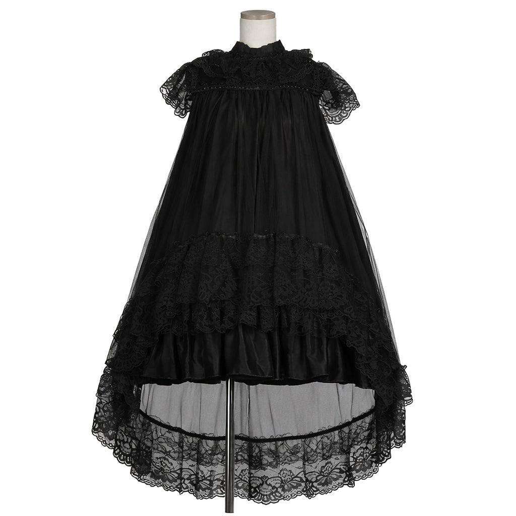 ANGEL WING TULLE ONE PIECE (BLACK) – MAJOH