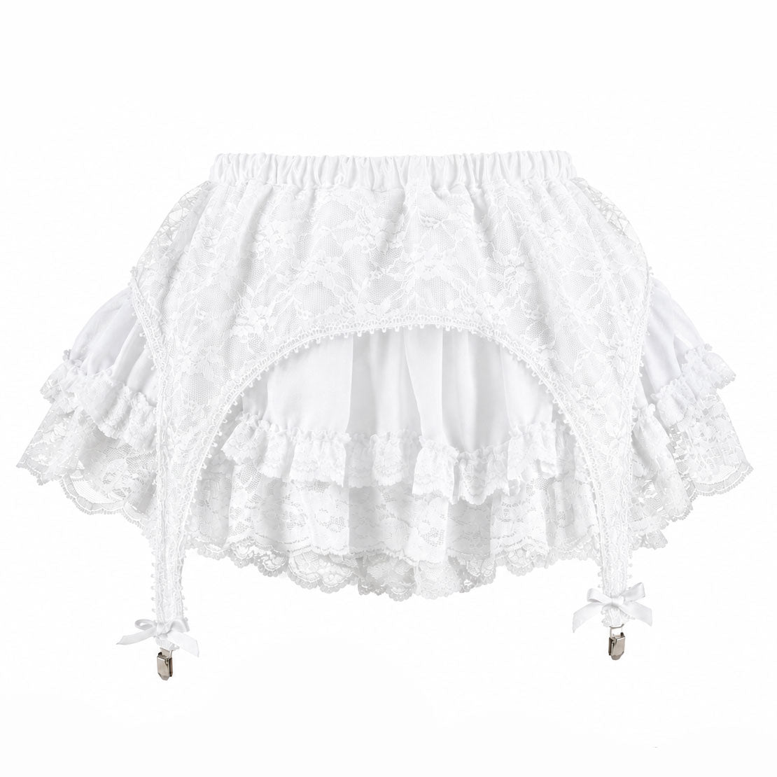 MINI SUSPENDER BELT PANTS (WHITE) – MAJOH