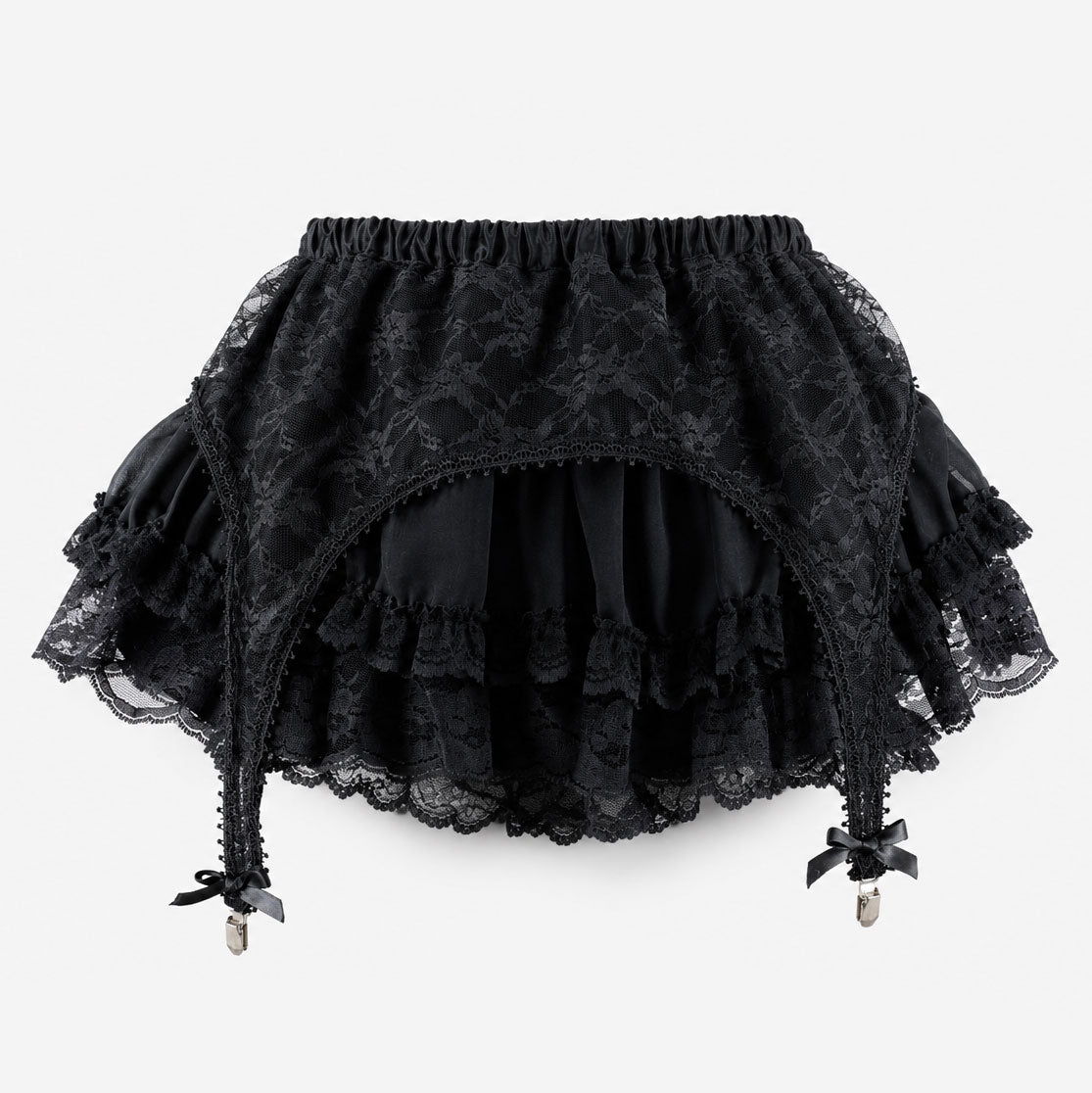 MINI SUSPENDER BELT PANTS(BLACK) – MAJOH