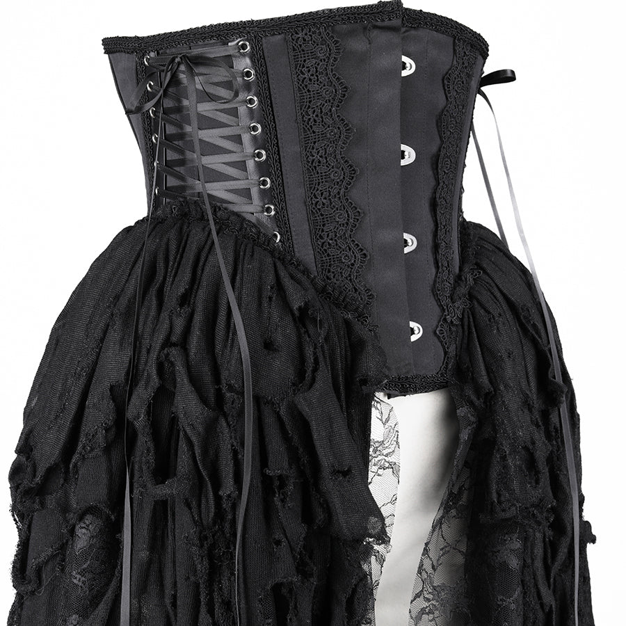 VENUS ONE OF DAMAGE CORSET (BLACK)