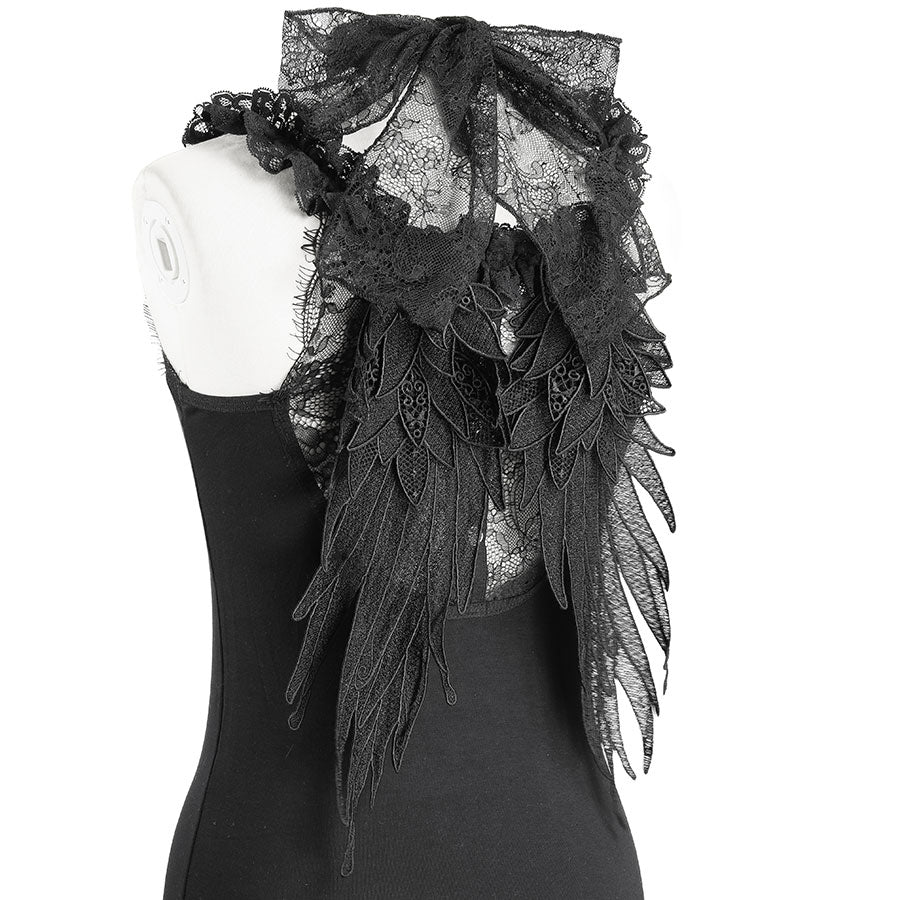 天使之翼吊带背心（黑色）