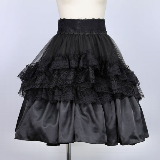 围裙设计鱼尾裙（黑色X黑色）