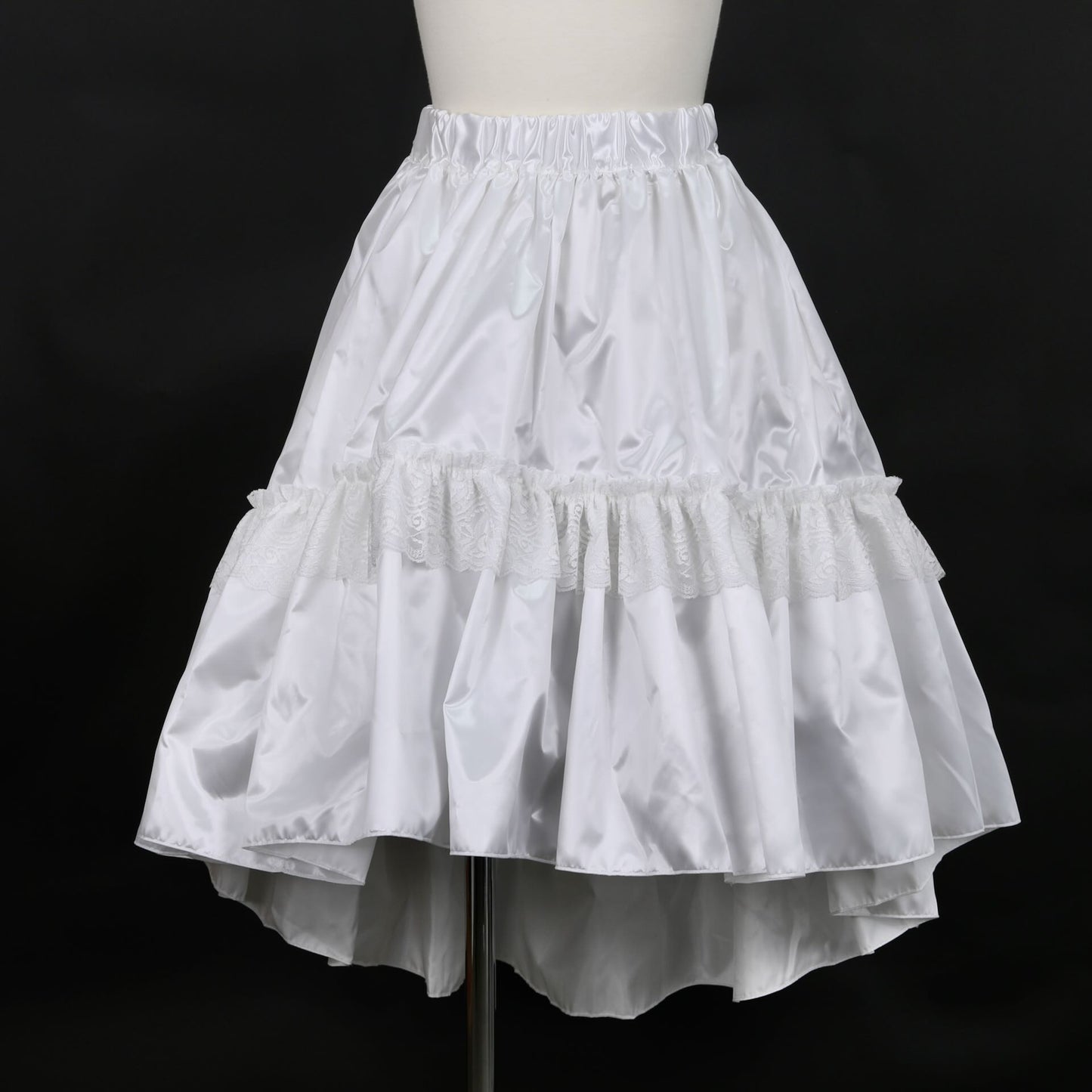 围裙设计鱼尾裙（白色X白色）