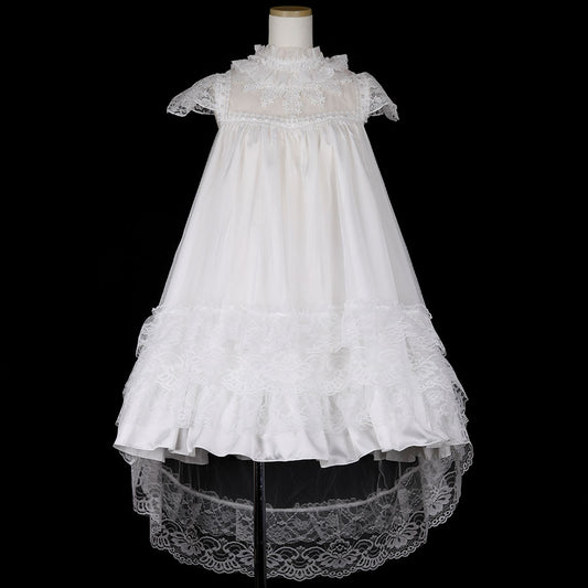 [1 month for orders] CROCHET LACE ANGEL WING DRESS (WHITE Plain ver.)