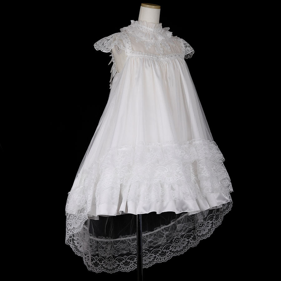 CROCHET LACE ANGEL WING DRESS (WHITE Plain ver.)