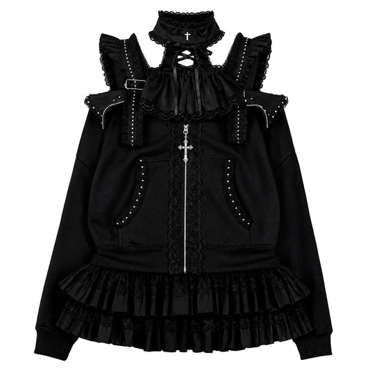 ANGEL SLAYER DRESS PARKA (BLACK)