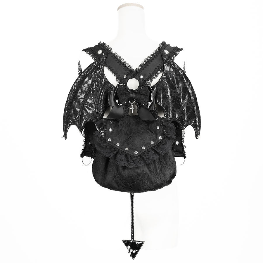 [Early October arrival] SWEET DEVIL AKUMA CHAN BAG (BLACK)