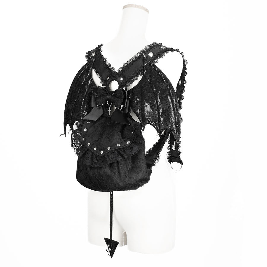 [Early October arrival] SWEET DEVIL AKUMA CHAN BAG (BLACK)