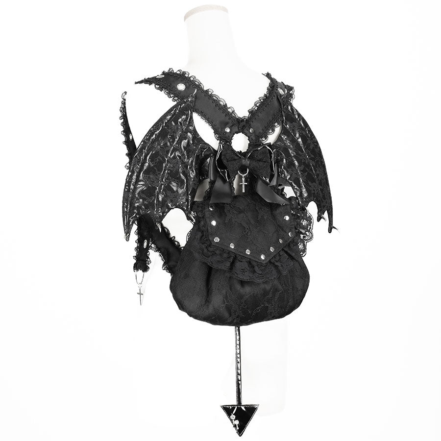 [Early October arrival] SWEET DEVIL AKUMA CHAN BAG (BLACK)